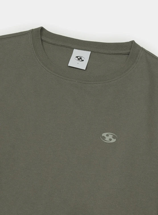 Лонгслив SAN SAN GEAR Logo L/S Khaki