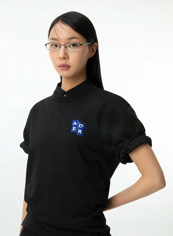 Футболка ADERERROR Sig; BL Tag t-Shirt 06 Black