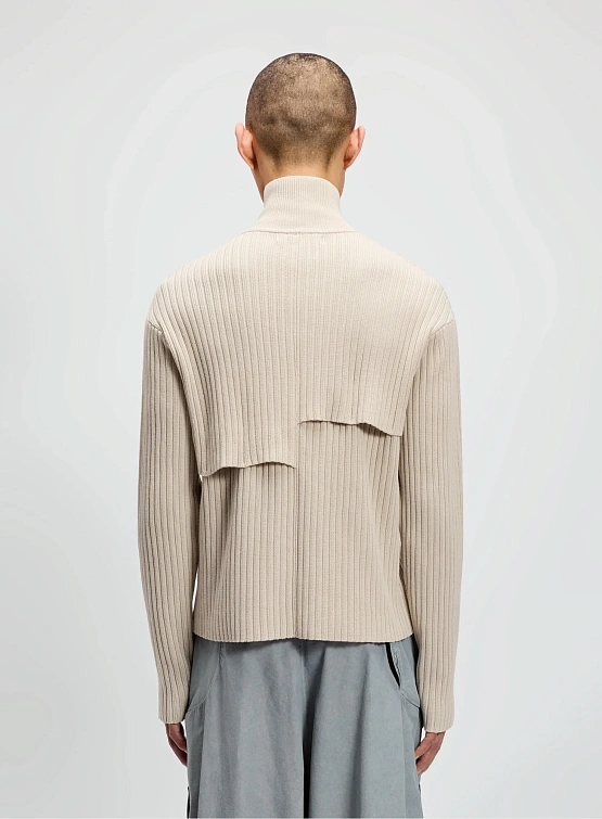 Кардиган A-COLD-WALL* Panel Knit Beige