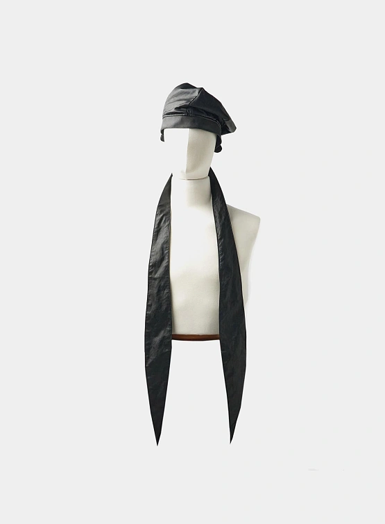 Берет JUNTAE KIM Scarf Tie Neck Beret Black