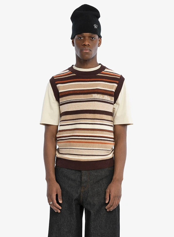 Жилет Walk In Paris Grandma Sleeveless Knit Marron