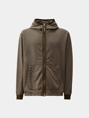 Зип-худи C.P. Company Diagonal Fleece Mixed Smoked Pearl