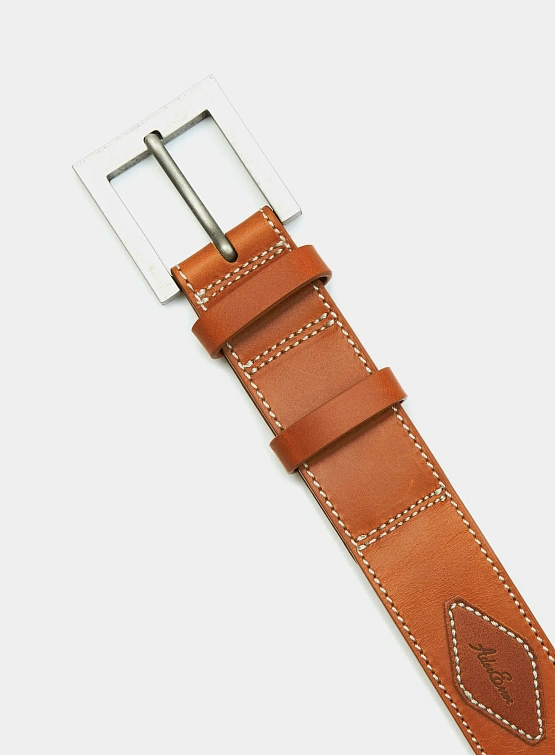 Ремень ADERERROR Fluic Label Belt Brown