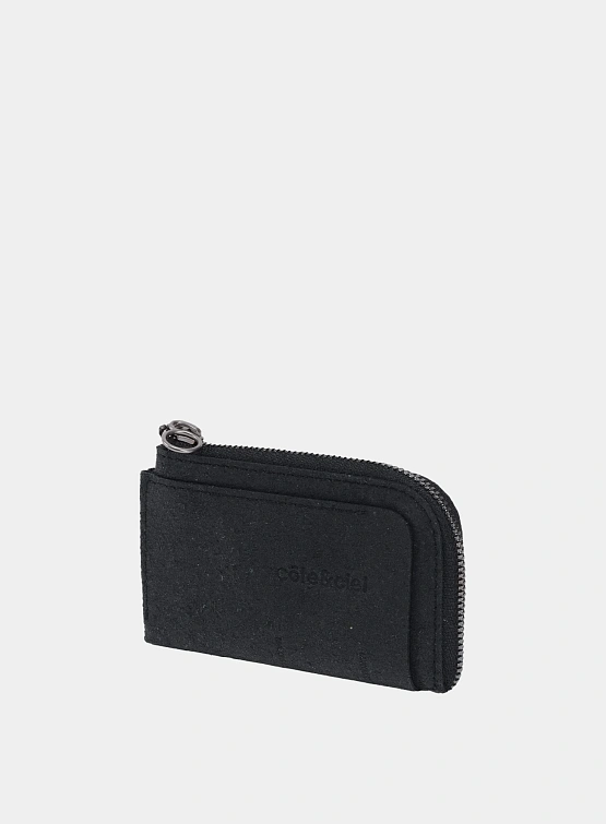 Кошелек COTE&CIEL Wallet & Purse Zippered Leather Black