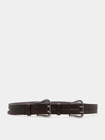 Ремень EPINGLER  2-Line Leather Brown