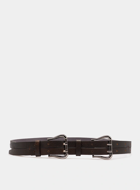 Ремень EPINGLER  2-Line Leather Brown