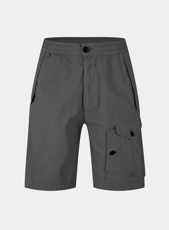 Шорты C.P. Company Microreps Cargo Smoked Pearl