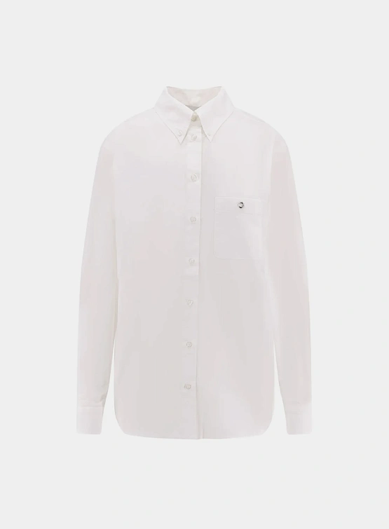 Женская рубашка Coperni Boyfriend Shirt White