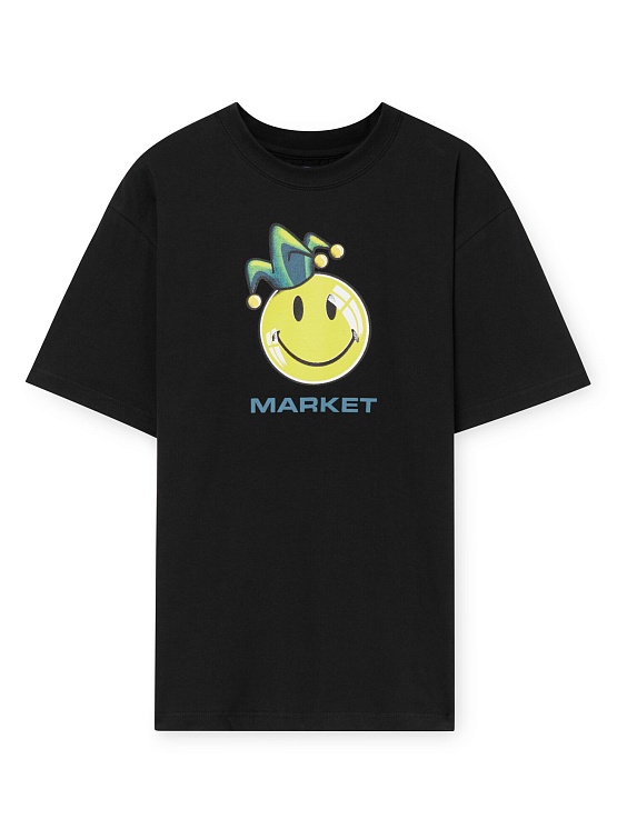 Футболка MARKET Smiley Fool Black