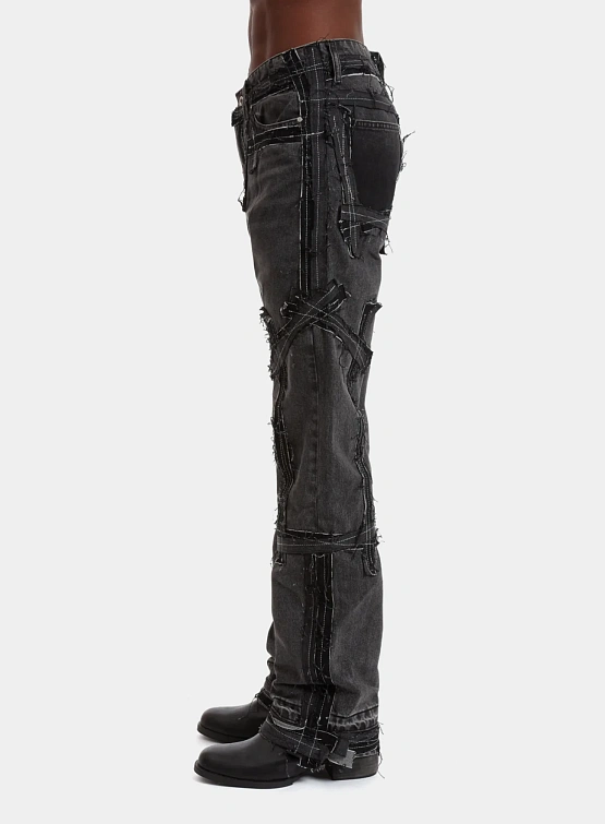 Джинсы WHO DECIDES WAR Exposure Coal