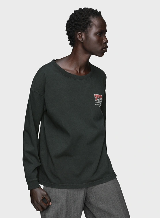 Женский лонгслив Maison Margiela Bingo Carbon