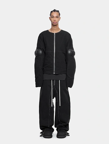 Джинсы ARNODEFRANCE Raw Edge Baggy Washed Black