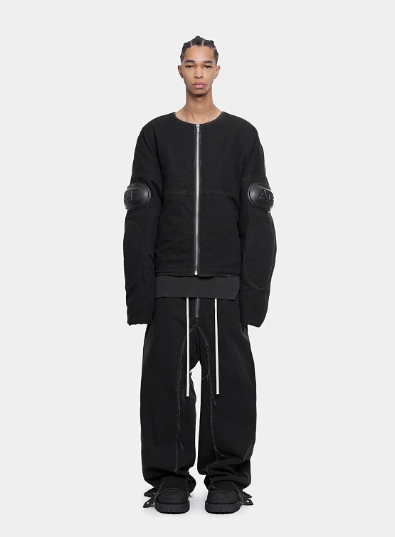 Джинсы ARNODEFRANCE Raw Edge Baggy Washed Black