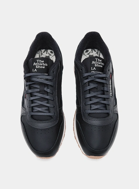 Кроссовки Reebok Classic Leather 1983 Vintage Black