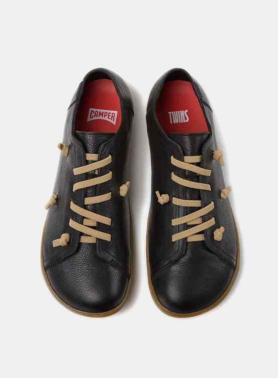 Кеды Camper Twins Leather Black