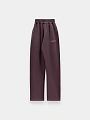 брюки mki miyuki zoku uniform wide joggers pigment raisin