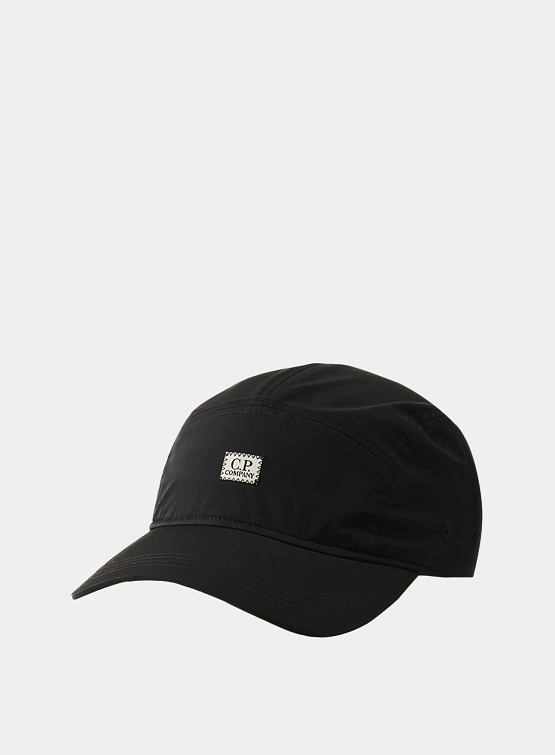 Кепка C.P. Company Chrome-R Panelled Cap Black