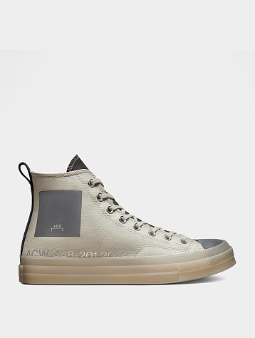 Кеды Converse х A-COLD-WALL* Chuck 70 High Top Silver Birch