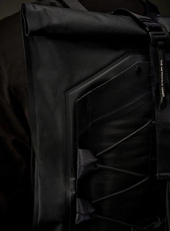 Рюкзак C.P. Company The Metropolis Series Rubber Reps Roll Black