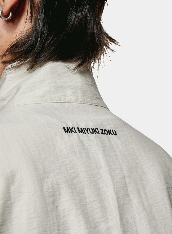 Ветровка MKI MIYUKI ZOKU Washed Cotton Nylon Track Bone