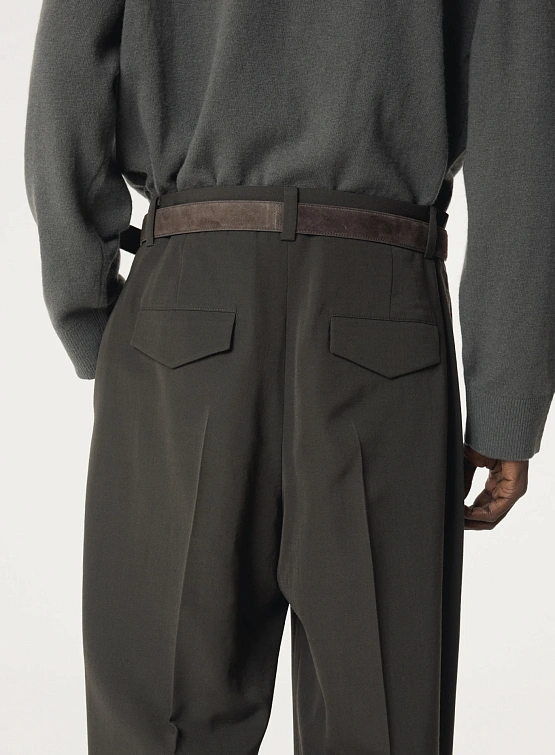 Брюки Recto Styrene Tuck Charcoal Grey