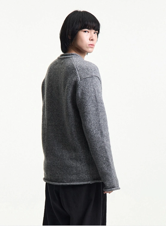 Свитер MERELY MADE Premium Kidmohair Nomadic Melange Grey