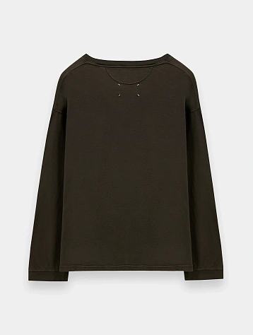 Лонгслив Maison Margiela Logo Brown