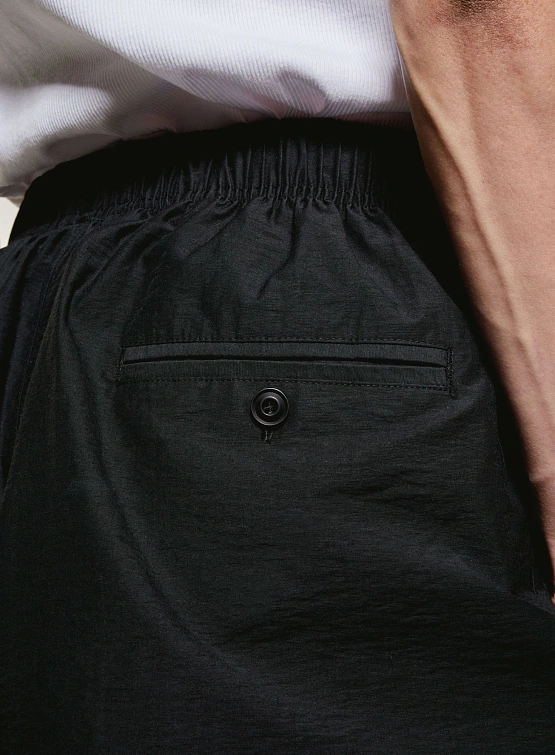 Шорты MKI MIYUKI ZOKU Washed Cotton Nylon Black