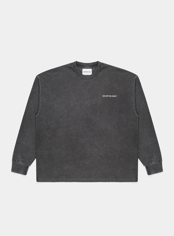 Лонгслив MKI MIYUKI ZOKU Uniform L/S Pigment Black