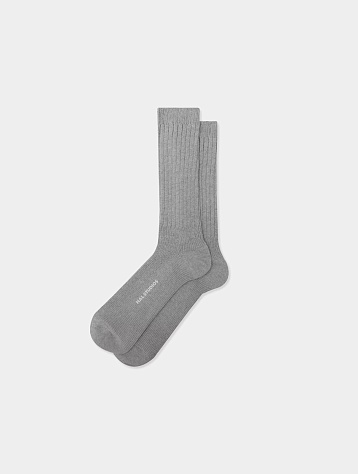 Носки HAL STUDIOS Heavy-Gauge Sock Heather Grey