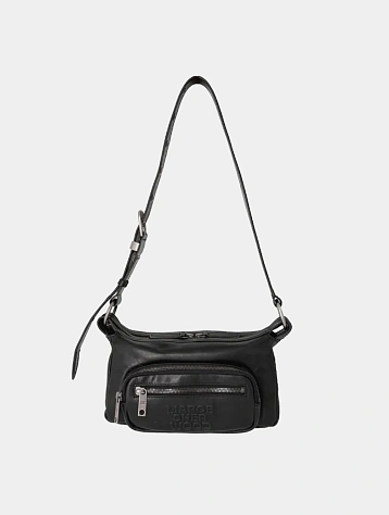 Женская сумка MARGESHERWOOD Outpocket Hobo Mini Black Pull-Up