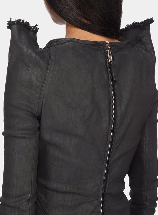 Женский топ RICK OWENS DRKSHDW Denim Tec Wax Black