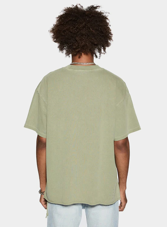 Футболка Ksubi Sott Ekcess SS Tee Moss Green