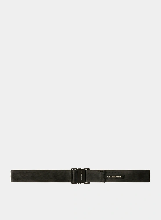 Ремень C.P. Company Herringbone Tape Buckle Black