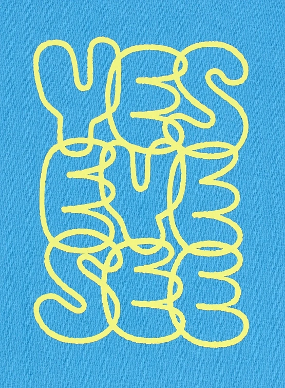 Футболка YESEYESEE C-Logo Tee Sky Blue