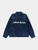 Куртка YESEYESEE Logo Applique Satin Coach Navy