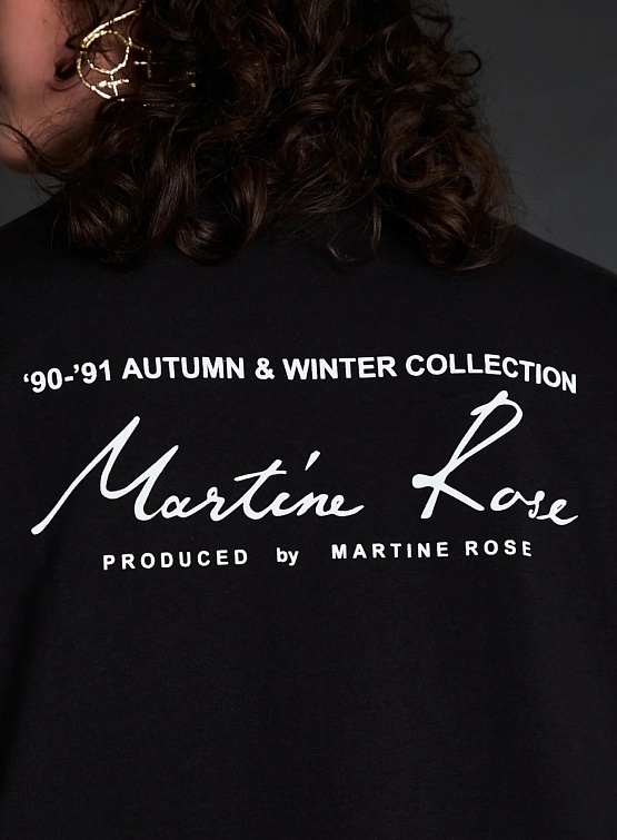 Лонгслив Martine Rose Funnel Neck T-Shirt Black