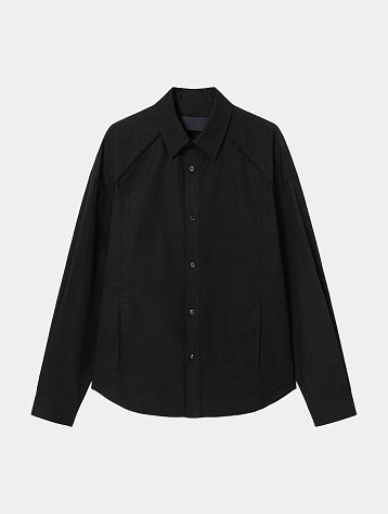 Рубашка JUUN.J Cotton Side Slit Shirt Black