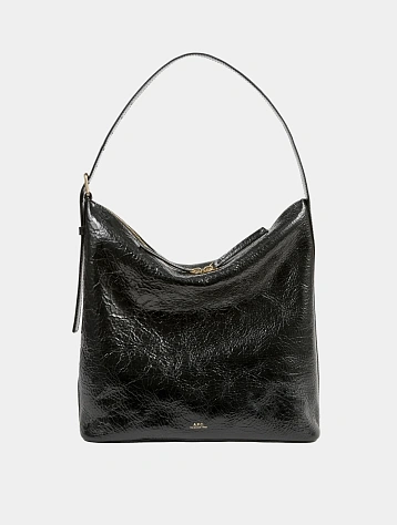 Сумка A.P.C. Vera Crinkled Leather Noir