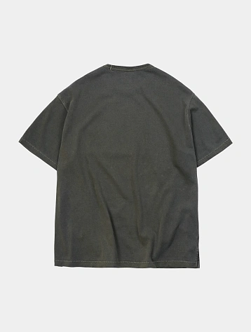 Футболка FrizmWORKS OG Pigment Dyeing Half Tee Olive