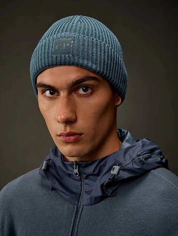 Шапка C.P. Company Metropolis Series Wool Orion Blue
