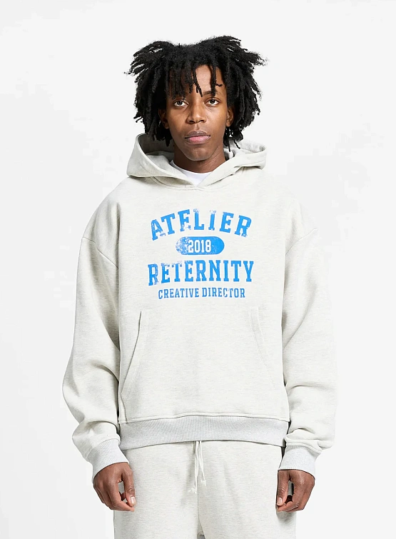 Худи RETERNITY Atelier Emblem Melange Grey