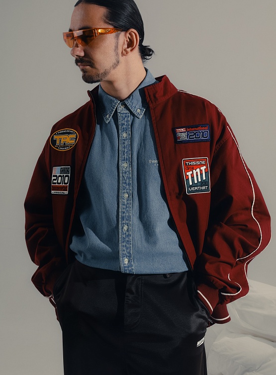 Ветровка thisisneverthat TRC Racing Jacket Red