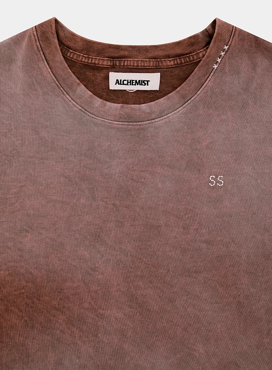 Футболка ALCHEMIST x STUDIO SLOW EXCLUSIVE Ruby Fleeting Brown