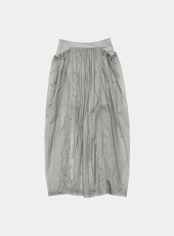 Женская юбка AMOMENTO Layered Shirring Skirt Grey