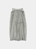 Женская юбка AMOMENTO Layered Shirring Skirt Grey