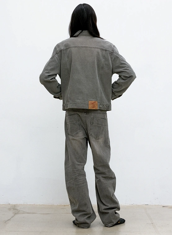 Джинсы COOR Embossed Washed Deep Curved Washed Brown