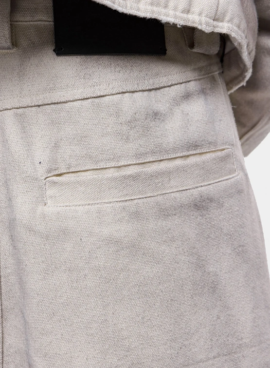 Брюки ARNODEFRANCE Dirty Biker Pants White