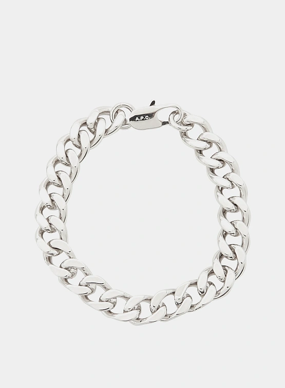 Браслет A.P.C. Minimal Maxi Bracelet Argent