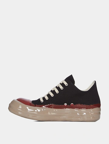Кеды RICK OWENS DRKSHDW Concordians Low Dirty Pearl/Red/Light Beige